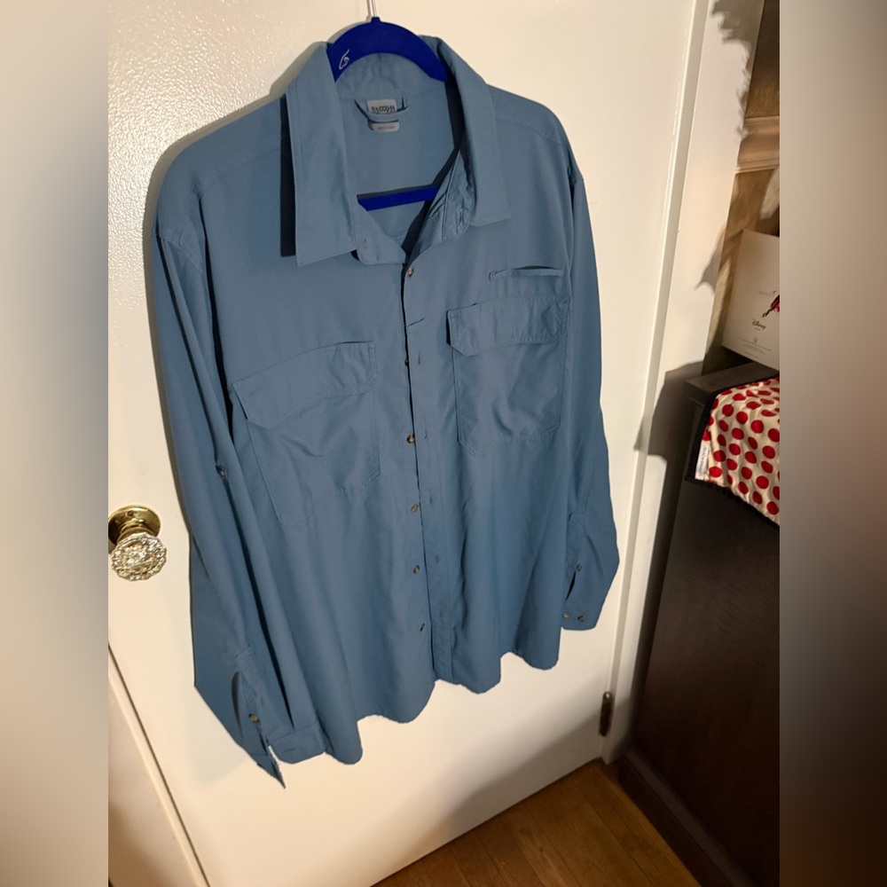 Men's Blue Shirt Jacket